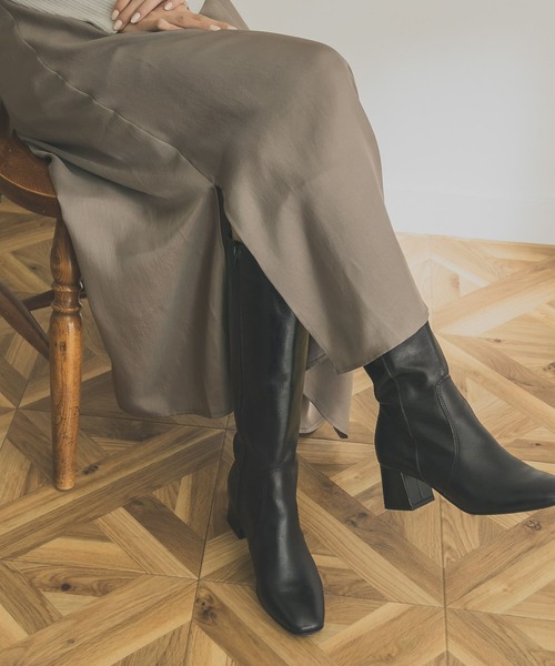 「URBAN RESEARCH」 ロングブーツ 38 ブラック レディース_画像9