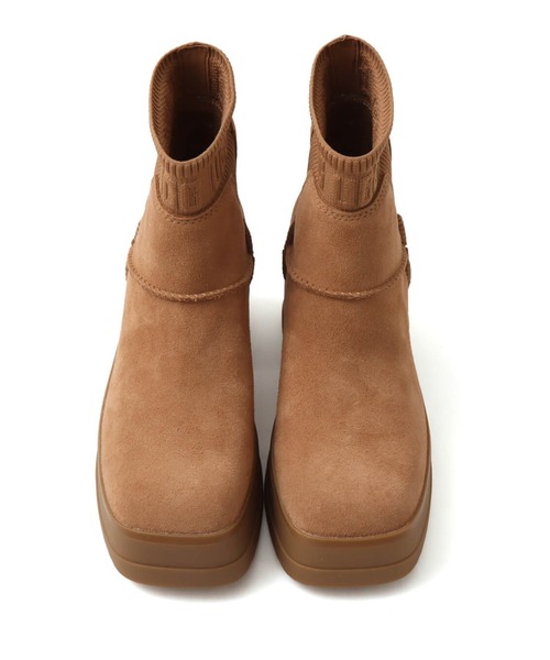 新品 未使用 UGG ブラウン ショートブーツ UGG Australia（アグオーストラリア） 「UGG」 ショートブーツ 22.0cm