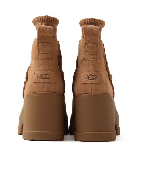 新品 未使用 UGG ブラウン ショートブーツ UGG Australia（アグオーストラリア） 「UGG」 ショートブーツ 22.0cm