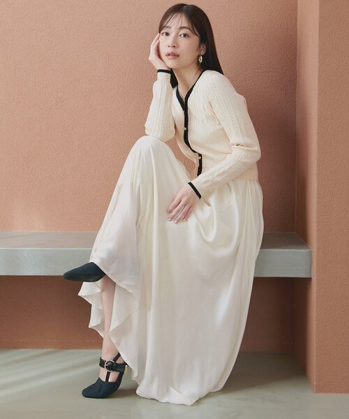 サテン ワンピース（レディースファッション） | ファッション の