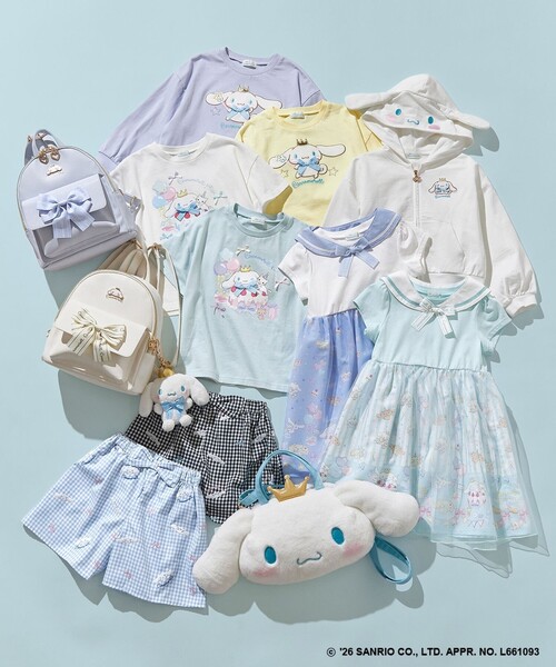 ANY（エニィ） キーホルダー 「シナモロール×ANY KIDS」ぬいぐるみ