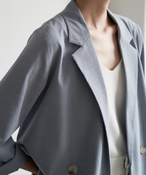 「SMILE ORCHID」 テーラードジャケット FREE ホワイト レディース_画像3