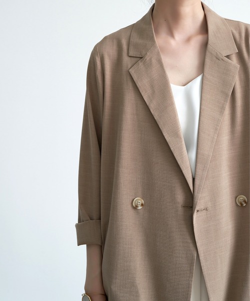 「SMILE ORCHID」 テーラードジャケット FREE ホワイト レディース_画像4