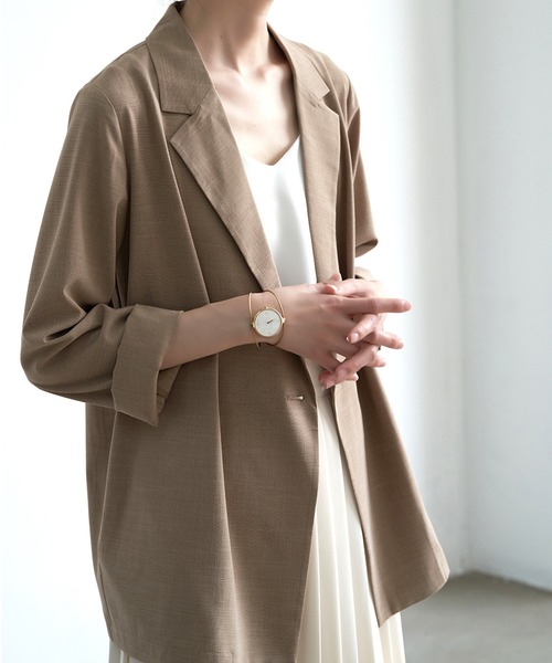 「SMILE ORCHID」 テーラードジャケット FREE ホワイト レディース_画像6