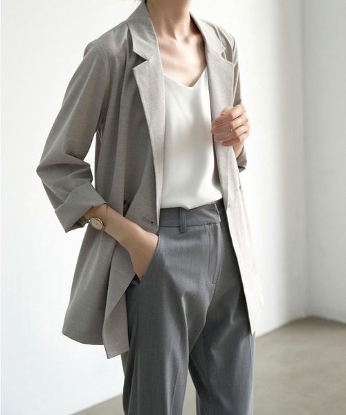 「SMILE ORCHID」 テーラードジャケット FREE ホワイト レディース_画像8