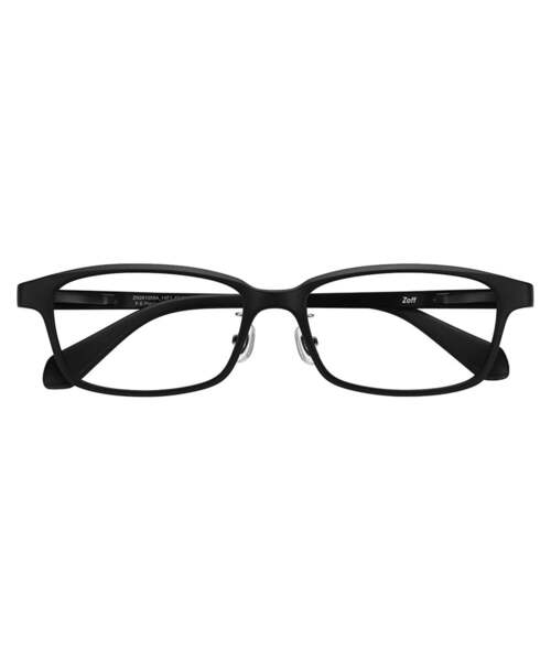 Zoff 伊達メガネ ウェリントン型 ブラック Zoff（ゾフ） 伊達メガネ メガネ 眼鏡 ウェリントン型 メガネ｜眼鏡