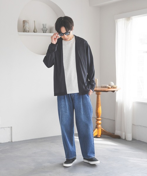 GLOBAL WORK（グローバルワーク） カーディガン 洗えるサラサラサマー