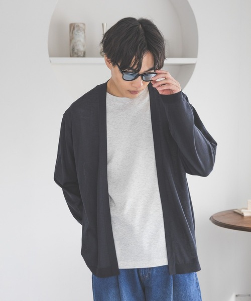 GLOBAL WORK（グローバルワーク） カーディガン 洗えるサラサラサマー