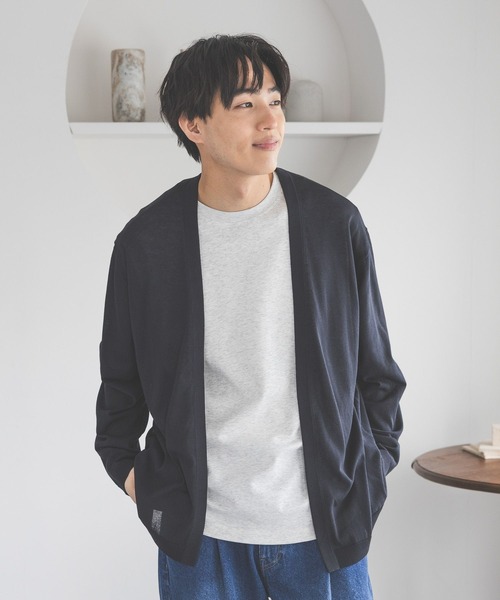 GLOBAL WORK（グローバルワーク） カーディガン 洗えるサラサラサマー