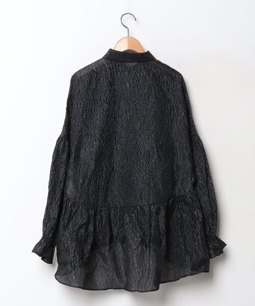 「Mila Owen」 長袖ブラウス 1 ブラック レディース_画像2