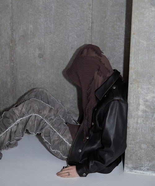 「GRANCY」 ジップアップパーカー M ブラウン メンズ_画像2