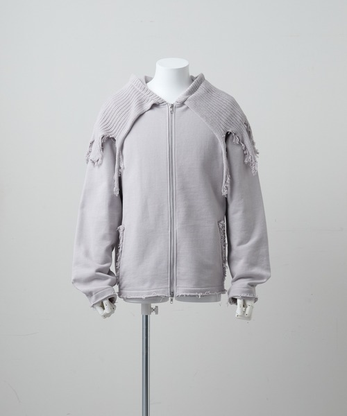 「GRANCY」 ジップアップパーカー M ブラウン メンズ_画像9