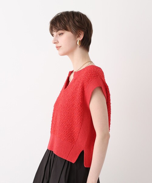 新品allurevilleアルアバイル/ダブルクロスショートVネックプル 