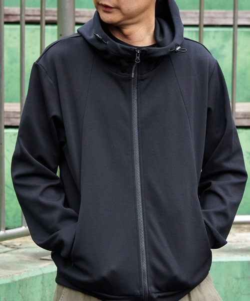 VENCE EXCHANGE カーディガン ストレッチジップアップパーカー メンズ