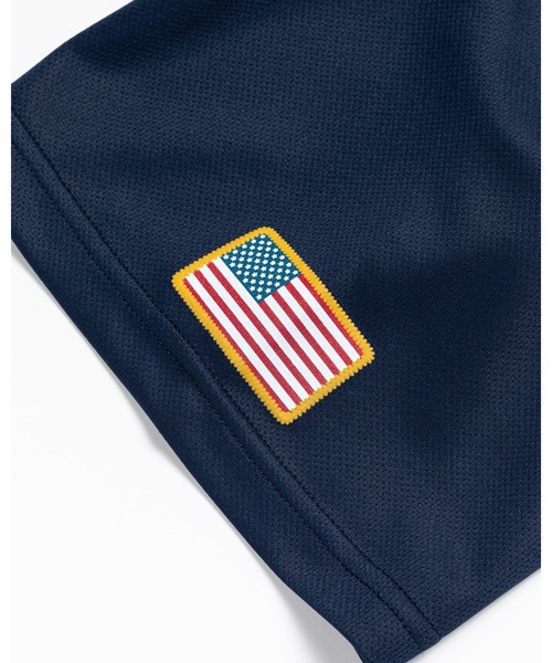 DEVEREUX GOLF tシャツ US Fly EagleモックネックTEE メンズ