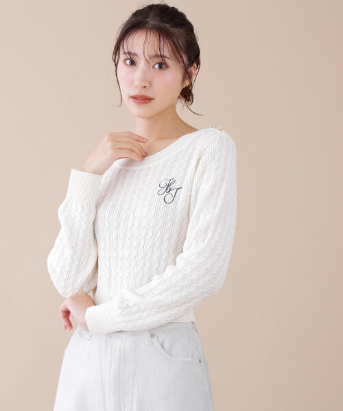 「JILL by JILL STUART」 長袖ニット FREE ミント レディース_画像5