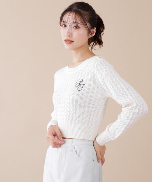 「JILL by JILL STUART」 長袖ニット FREE ミント レディース_画像8