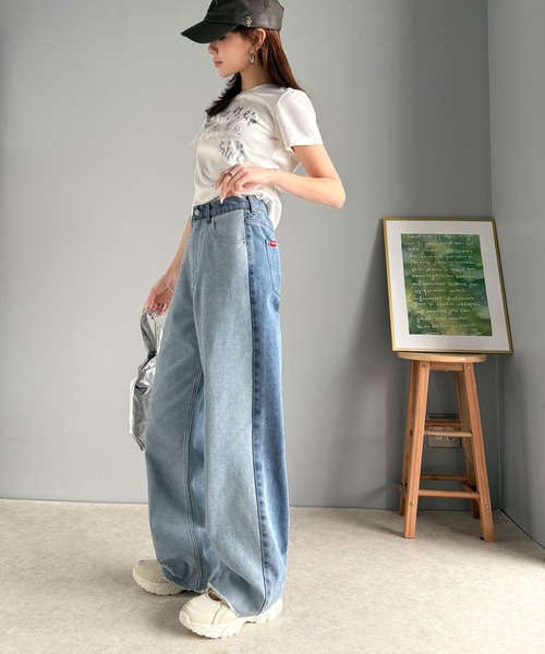「Java」 デニムパンツ X-LARGE ブルー レディース_画像9