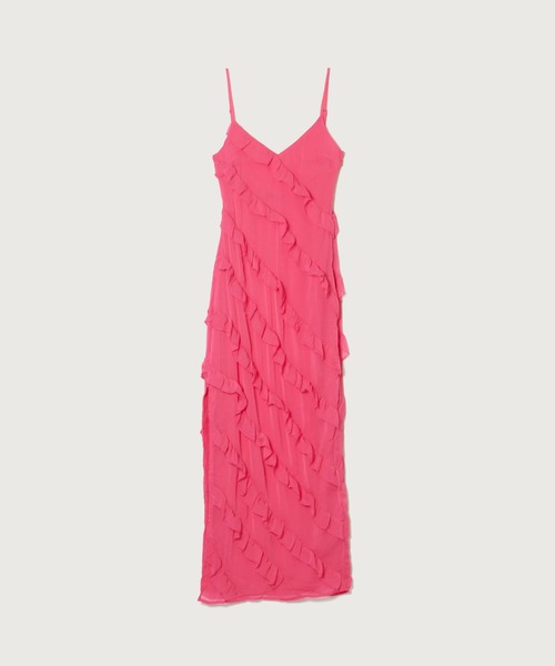 「gina tricot」 キャミソールワンピース S ブラック レディース_画像8
