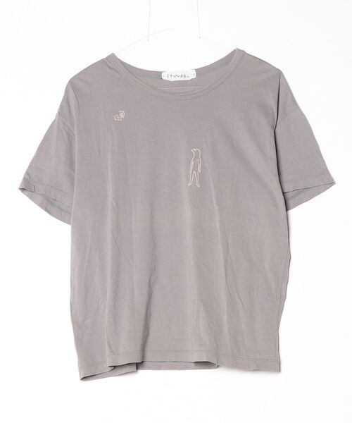 mina perhonen（ミナペルホネン） wander 半袖Tシャツ 38 グレー