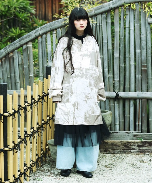 「Aphlotus」 長袖シャツ MEDIUM グレー メンズ_画像4