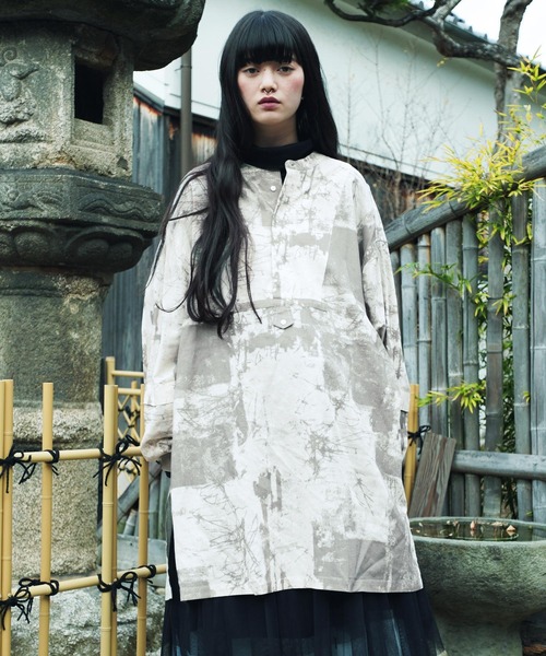 「Aphlotus」 長袖シャツ MEDIUM グレー メンズ_画像7