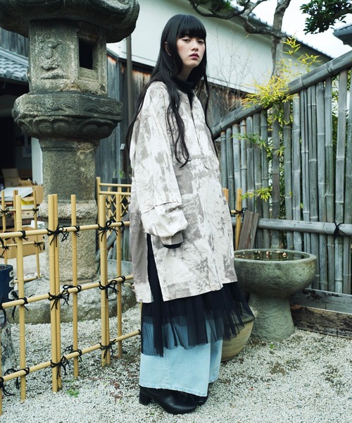 「Aphlotus」 長袖シャツ MEDIUM グレー メンズ_画像9