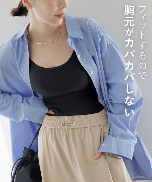 「BAMBI WATER」 ベアトップ L ベージュ レディース_画像5
