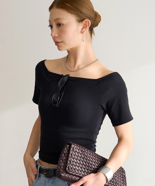 「BAMBI WATER」 ベアトップ L ベージュ レディース_画像8