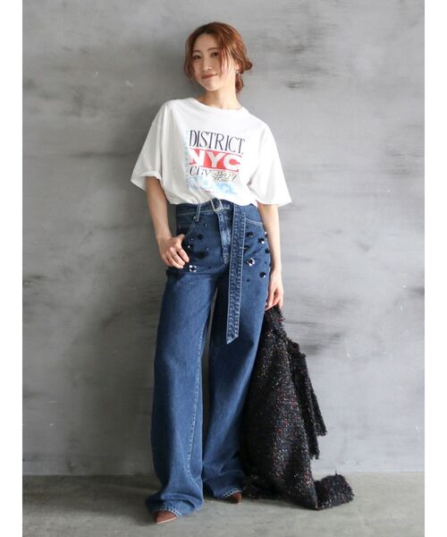 tシャツ 半袖 ロゴアソートハーフスリーブTee レディース | Ungrid | 22