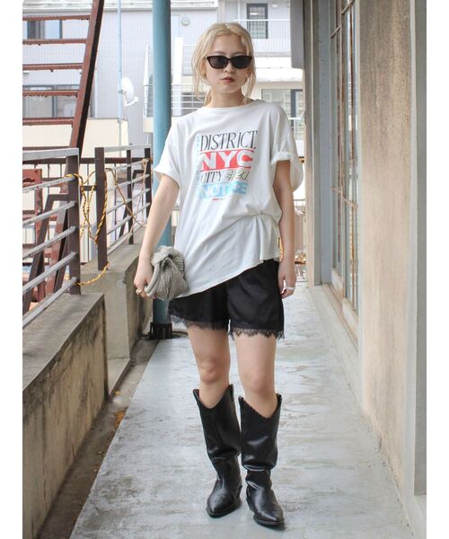 tシャツ 半袖 ロゴアソートハーフスリーブTee レディース | Ungrid | 20