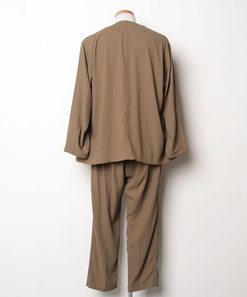 「BEAMS LIGHTS」 セットアップ MEDIUM オリーブ メンズ_画像2