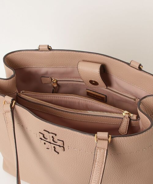「TORY BURCH」 Mcgraw トートバッグ - ベージュ レディース_画像4