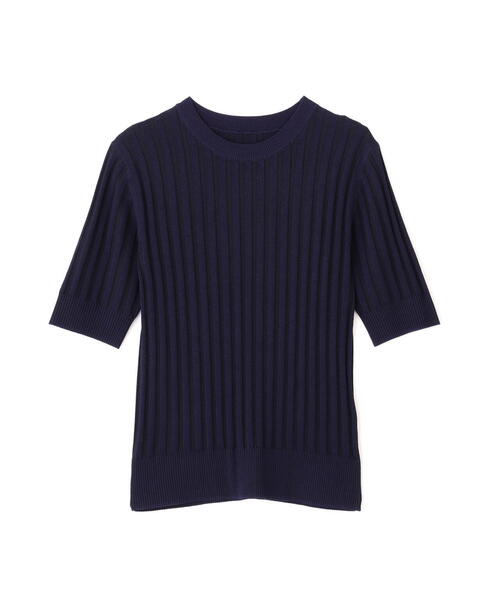 「N.(N. Natural Beauty Basic)」 半袖ニット MEDIUM グリーン レディース_画像2