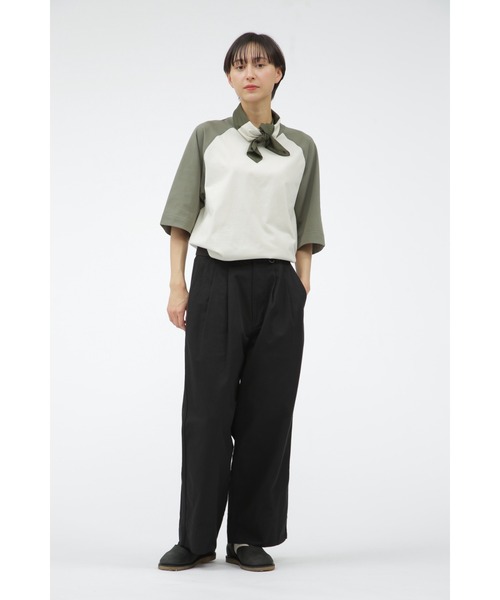 「MHL.」 スカーフ FREE オリーブ レディース_画像9