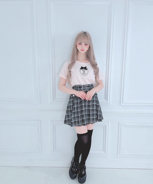 「Honey Cinnamon」 半袖Tシャツ FREE ピンク レディース_画像2