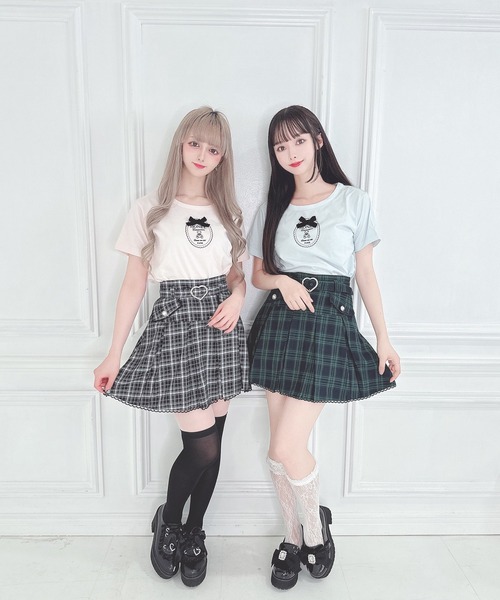 「Honey Cinnamon」 半袖Tシャツ FREE ピンク レディース_画像9