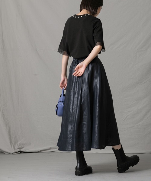 「Gready Brilliant」 「AuieF」ロングスカート 38 ブラウン レディース_画像2