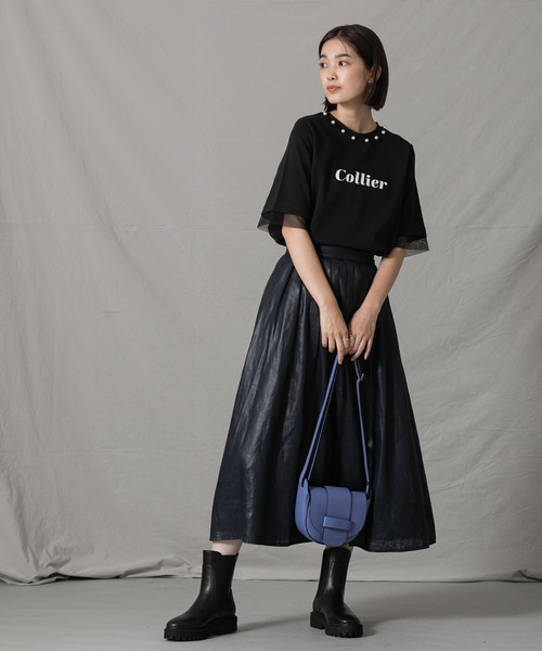 「Gready Brilliant」 「AuieF」ロングスカート 38 ブラウン レディース_画像3