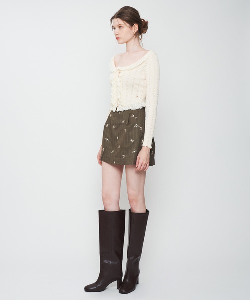 「DEICY」 スカート 1 カーキ レディース_画像9