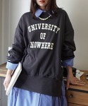 トレーナー スウェット サイドスリットビッグカ...の詳細画像4