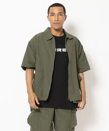 WILD THINGS シャツ Schott x /ショット×ワイルドシングス CAMP