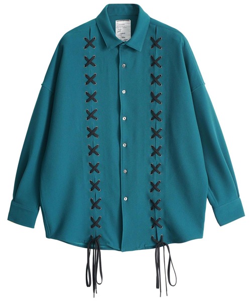 SHAREEF（シャリーフ） シャツ LACE-UP SHIRTS メンズ : ZOZOTOWN