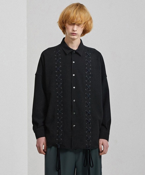 SHAREEF シャツ LACE-UP SHIRTS メンズ : ZOZOTOWN Yahoo!店