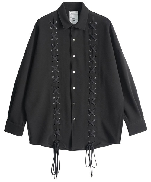 トップス SHAREEF SHAREEF ONLINE SHOP / STRIPE VELOR V-NECK L/S