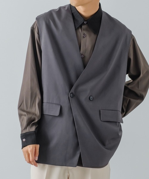Y's for men SS1995 コットン ストライプジレ ベスト Y's for men SS1995 コットン ストライプジレ ベスト - メルカリ