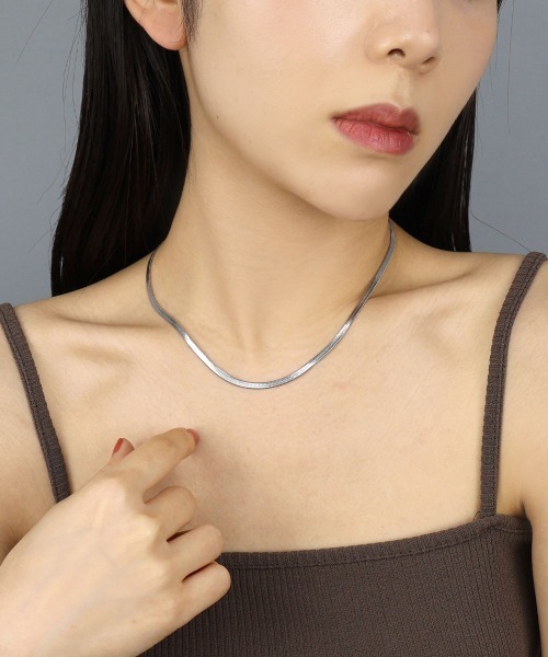 CEMO NEMO ネックレス 「金属アレルギー対応」 スネークチェーン