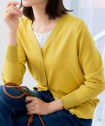 7days Life Styling カーディガン 「ひんやり接触冷感」抜け感Vネック
