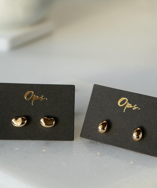 ピアス 18K 金属アレルギー対応 つけっぱなし シンプル「MOLLICA