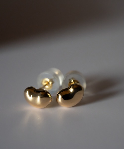 ピアス 18K ピアス 金属アレルギー対応 つけっぱなし シンプル「MOLLICA モリカ」 レディースの画像